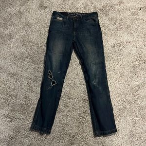 Triumph LDS Denim Biker Trouser Jeans Pants Motorcycle Jeans Size 32 x 34